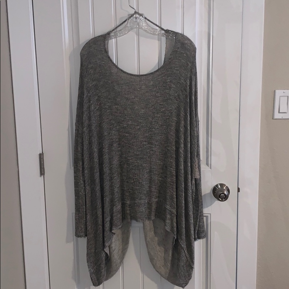 Free People open back twist top